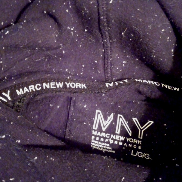 Marc New York Sz Large, Black Speckled Sweatshirt - Picture 5 of 5